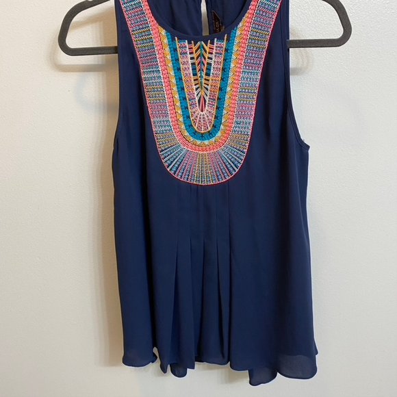 Ranna Gill "Blue Atoll" tank Anthro size small - Picture 1 of 8